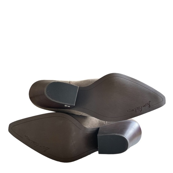 Sam Edelman Jane Bootie Desert Olive Leather Stacked Heel Zip Up Size 10 NWT - Picture 8 of 11